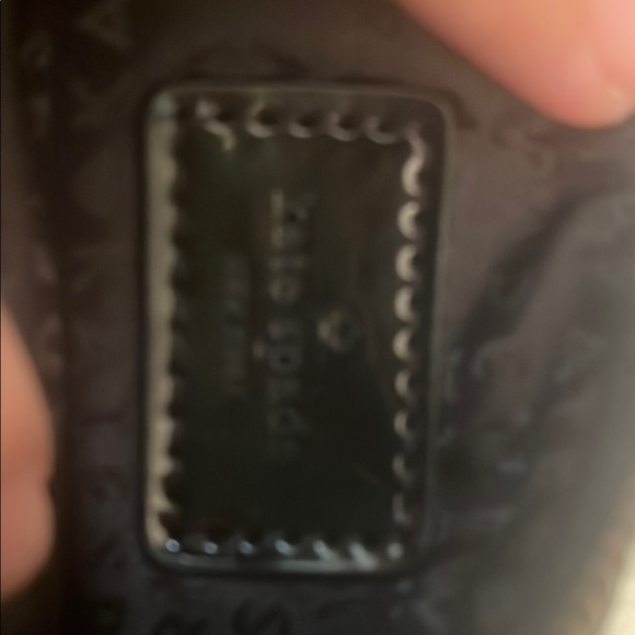 Kate Spade Black and Gold Polka Dot Clutch - Picture 5 of 5